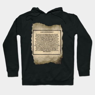 Crime And Punishment Hoodie